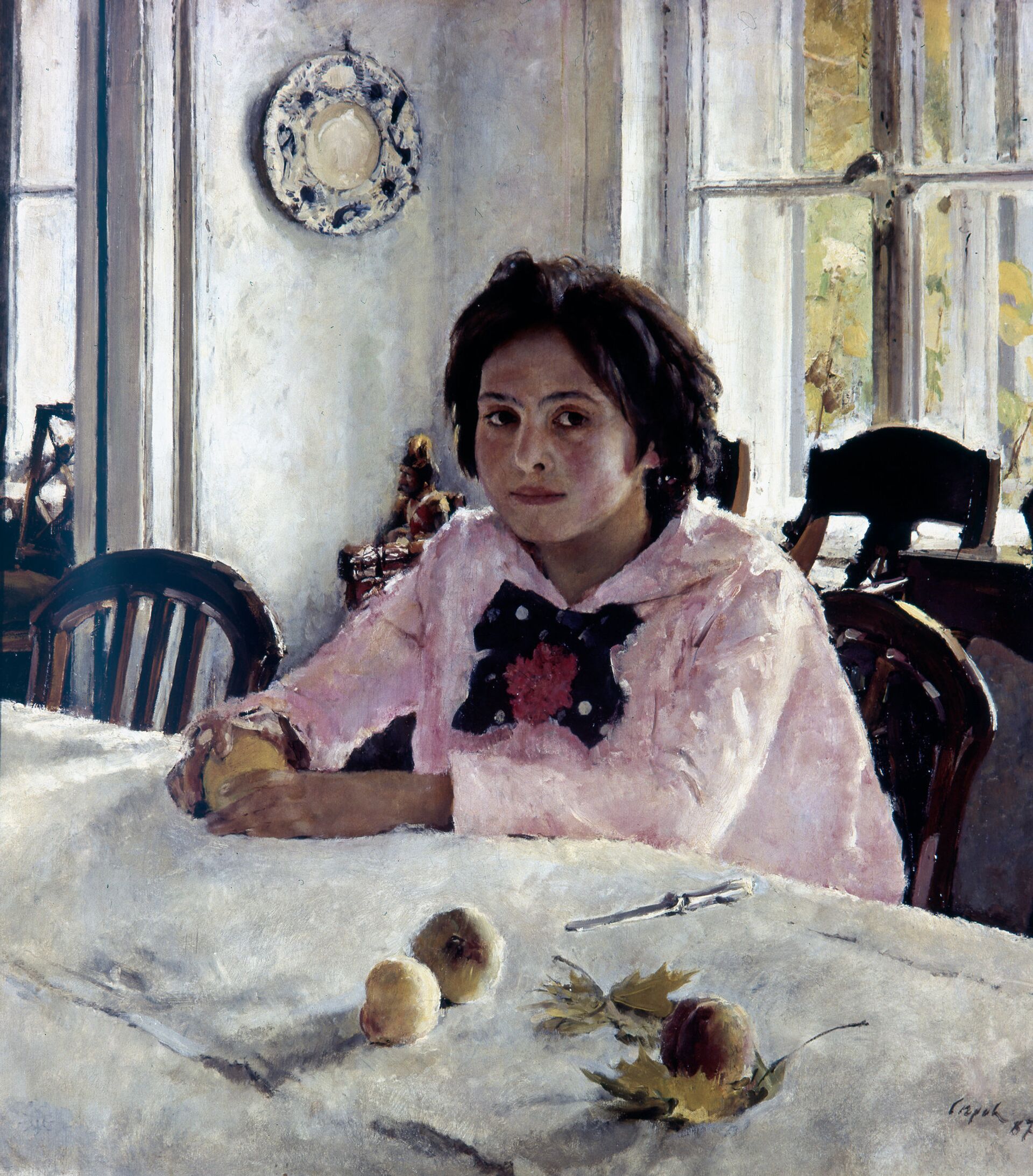 Картина Девочка с персиками - РИА Новости, 1920, 11.10.2023