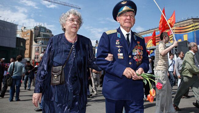 Празднование Дня Победы в Москве