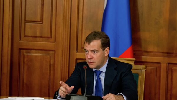 Премьер Дмитрий Медведев проводит  в Томске совещание по пожарам