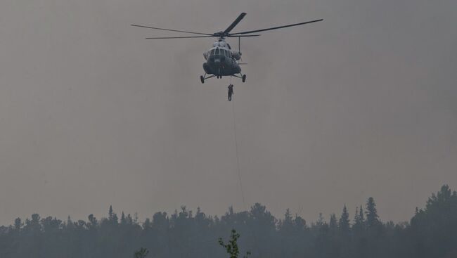 Пожары в лесах Томской области