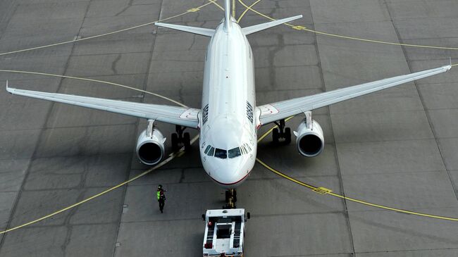 Пассажирский самолет греческой авиакомпании Aegean Airlines. Архив