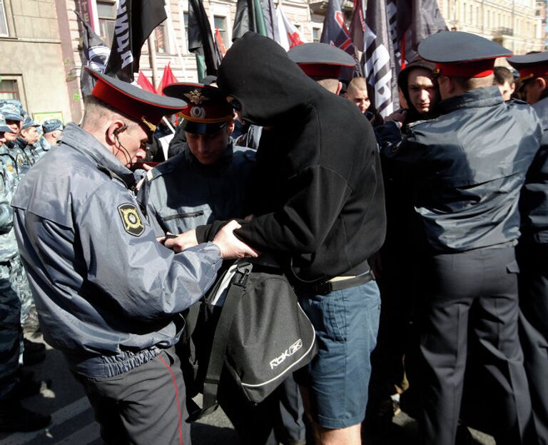 Первомайские шествия в Санкт-Петербурге