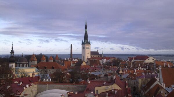 Вид на Старый город Таллина