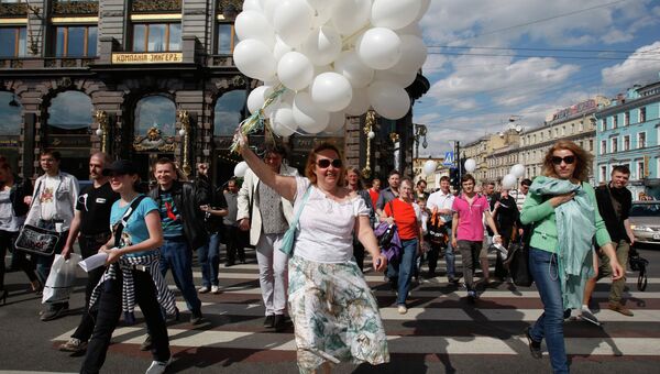 Контрольная прогулка оппозиции в Санкт-Петербурге