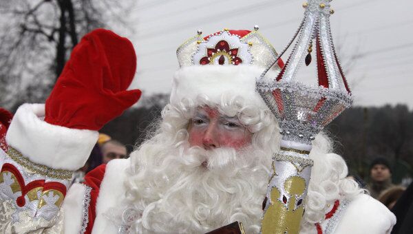 Дед Мороз в усадьбе в Кузьминках. Архив