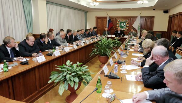 Встреча губернатора с руководителями промышленных предприятий Томской области