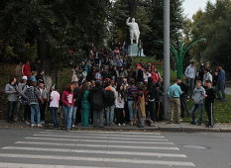 Медный всадник помыли ко дню города. 3D