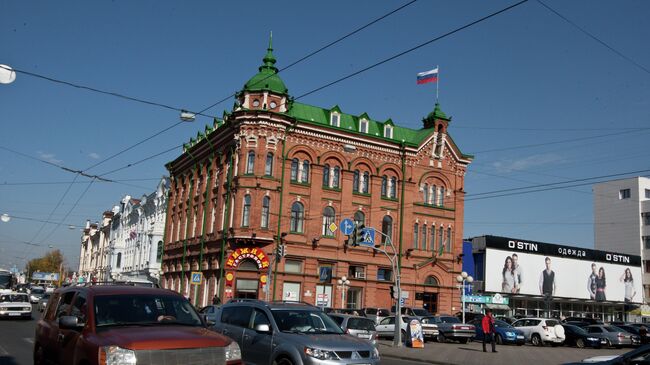 Виды Томска. Гастроном Нижний, архивное фото