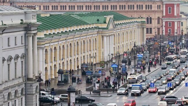 Невский проспект в Санкт-Петербурге. Архивное фото