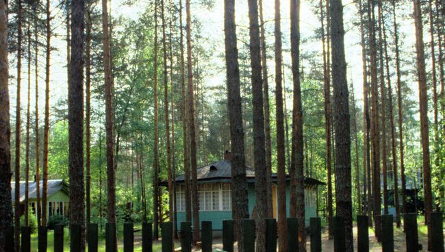 Дача Анны Ахматовой в поселке Комарово. Архив