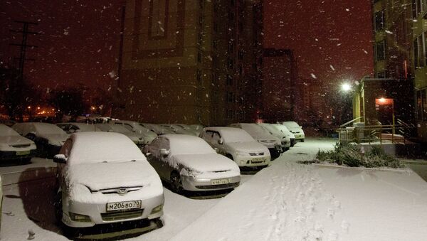 Томск в снегу