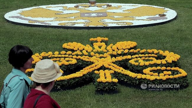 Международный ландшафтный фестиваль Императорские сады России в Михайловском саду Петербурга