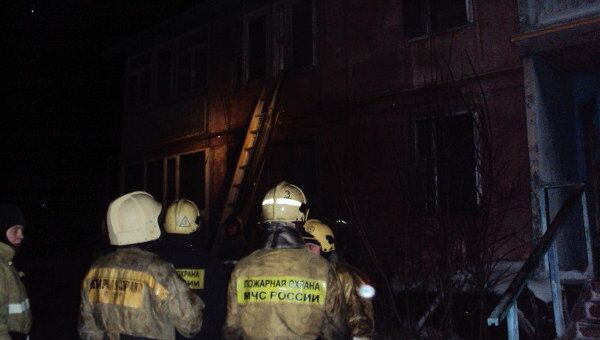 Пожар в доме в Ямало-Немецком АО
