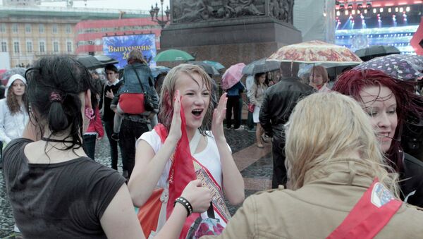 Праздник Алые паруса - 2012 на Дворцовой площади