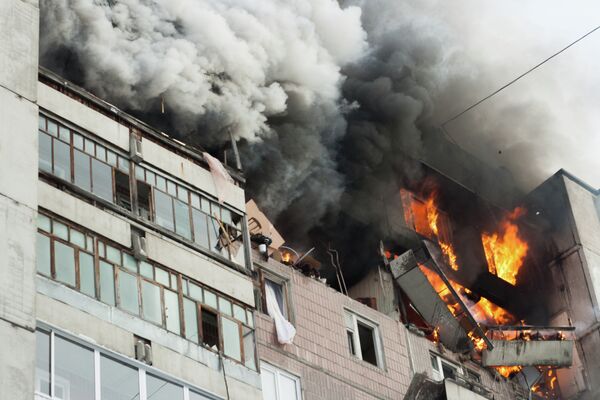 Взрыв в жилом доме в Томске