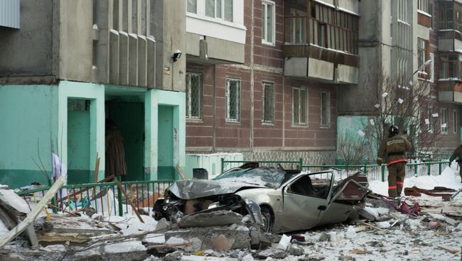 Взрыв в жилом доме в Томске