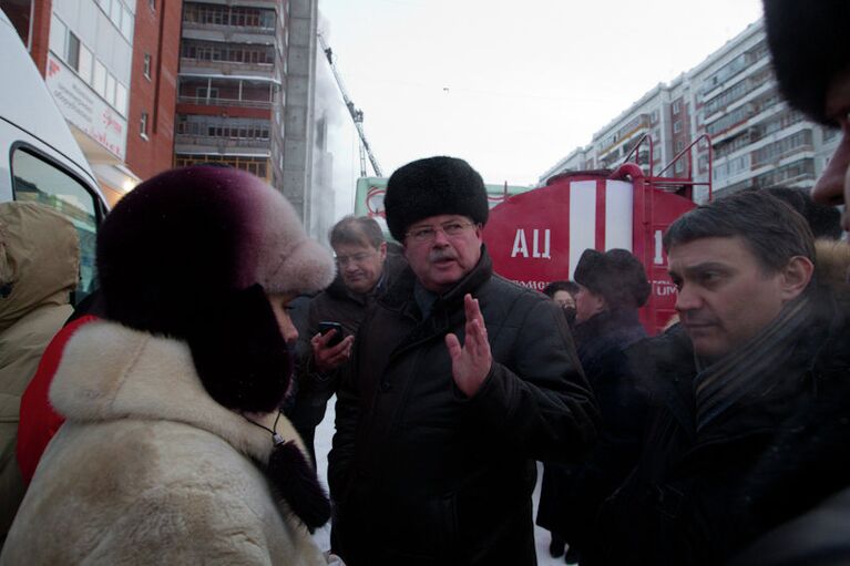 Губернатор Томской области приехал на место ЧП