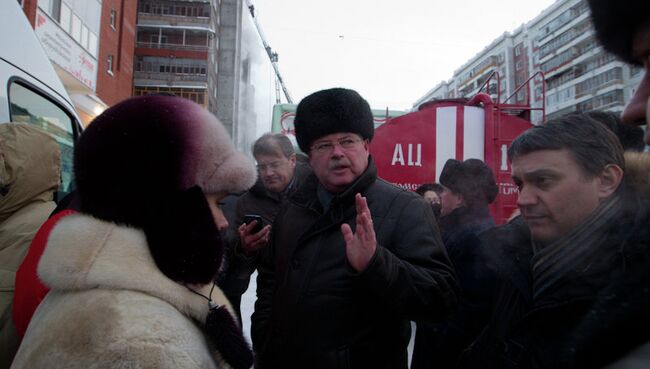Губернатор Томской области приехал на место ЧП 