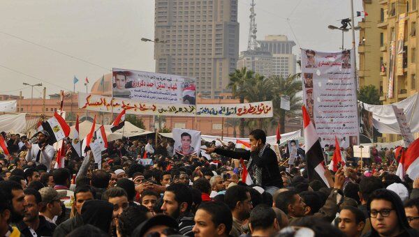 Демонстрация на площади Тахрир в пятницу