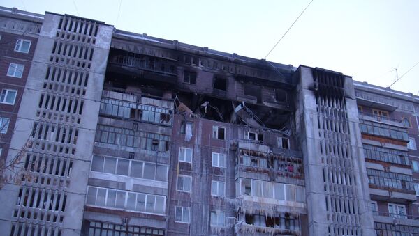 Утро после взрыва газа в доме на Сибирской в Томске