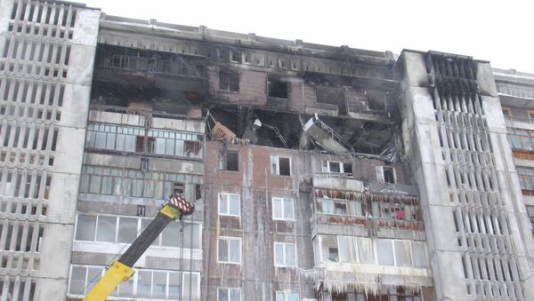 Взрыв в жилом доме в Томске 