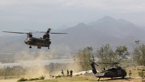 Вертолеты НАТО в Пакистане
