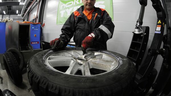 Завод Nokian Tyres в России.
