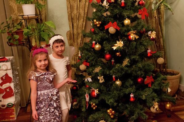 Празднование католического Рождества в Российско-немецком доме, Томск