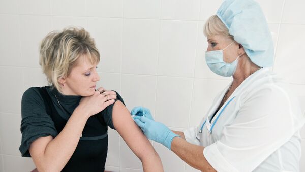 Вакцинация от гриппа. Архивное фото