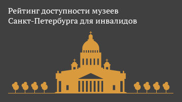 Рейтинг доступности музеев Санкт-Петербурга для инвалидов 