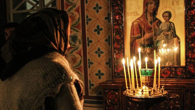 Рождество Христово в Богоявленском Кафедральном соборе Томска, архивное фото