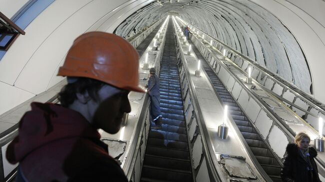 Строительство новой станции метро в Петербурге. Архив