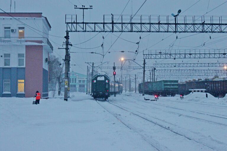 Поезд Томск - Белый Яр