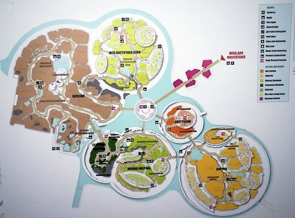 Схема зоопарка в Юнтолово