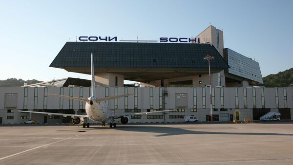 Новый аэровокзальный комплекс в Сочинском аэропорту. Архивное фото