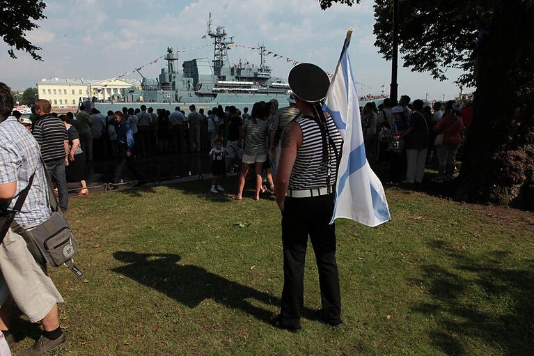 Празднование Дня ВМФ в Петербурге