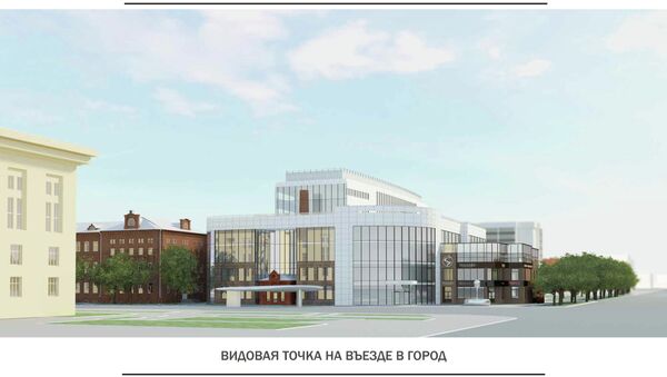 Проект торгово-офисного центра на въезде в Томск 