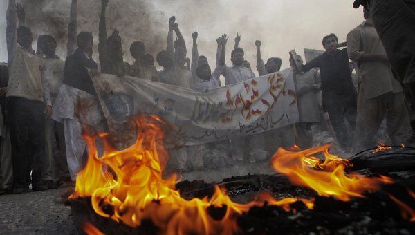 Протесты против сил НАТО в Пакистане