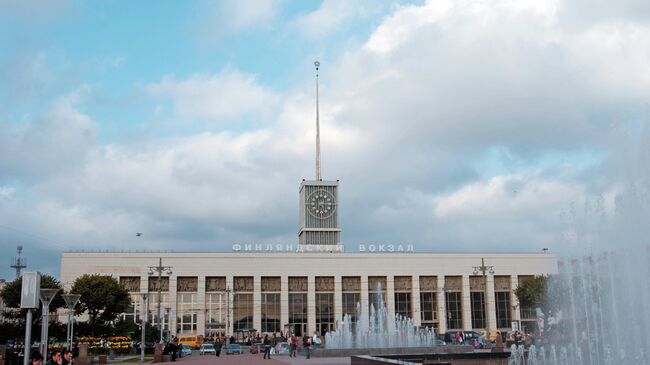 Финляндский вокзал. Архивное фото