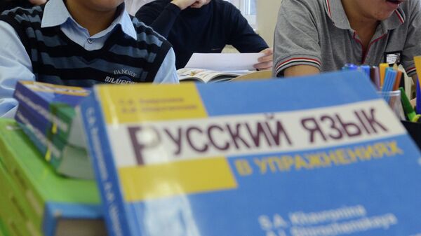 Обучение русскому языку. Архивное фото