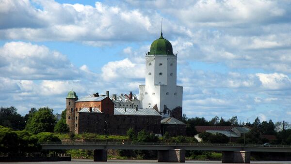 Выборгский замок. Архивное фото