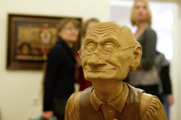 Выставка деревянной скульптуры