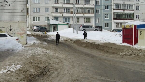 Уборка снега в Томске