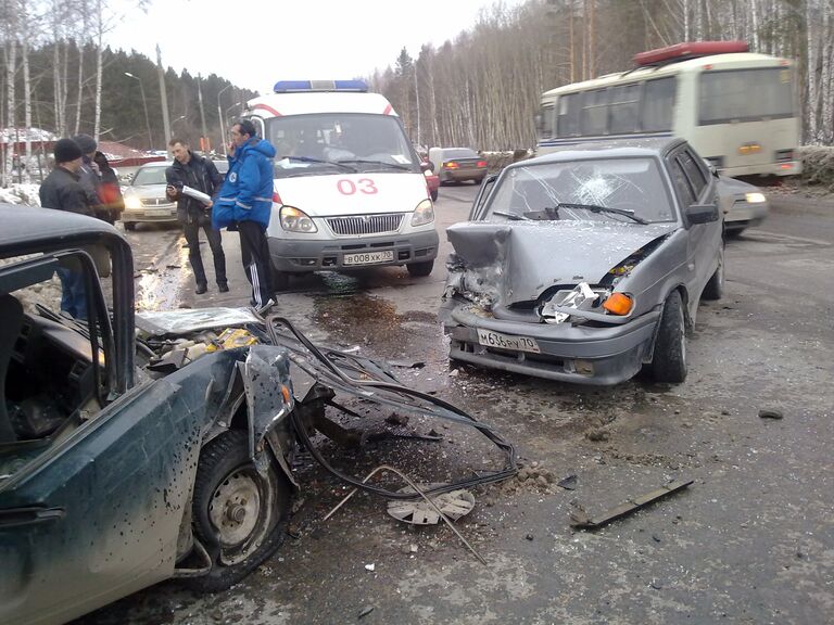 Авария на Богашевской трассе