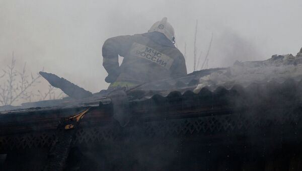 Пожар в Томске, архивное фото