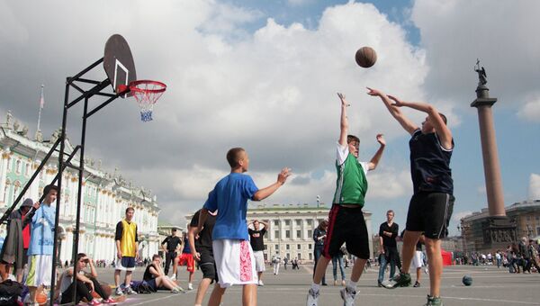 Фестиваль экстремальных видов спорта на Дворцовой