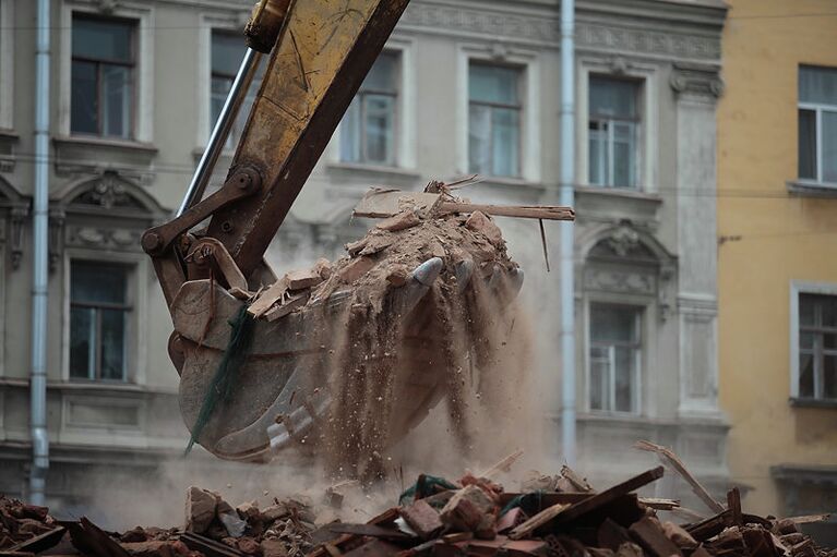 Снос Дома Рогова в центре Петербурга