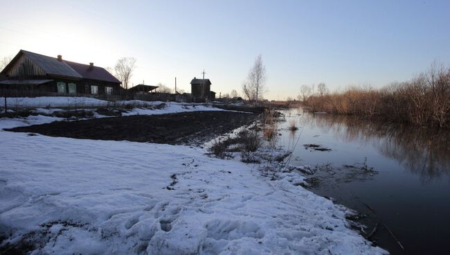 Подтопление Эушты в Томской области