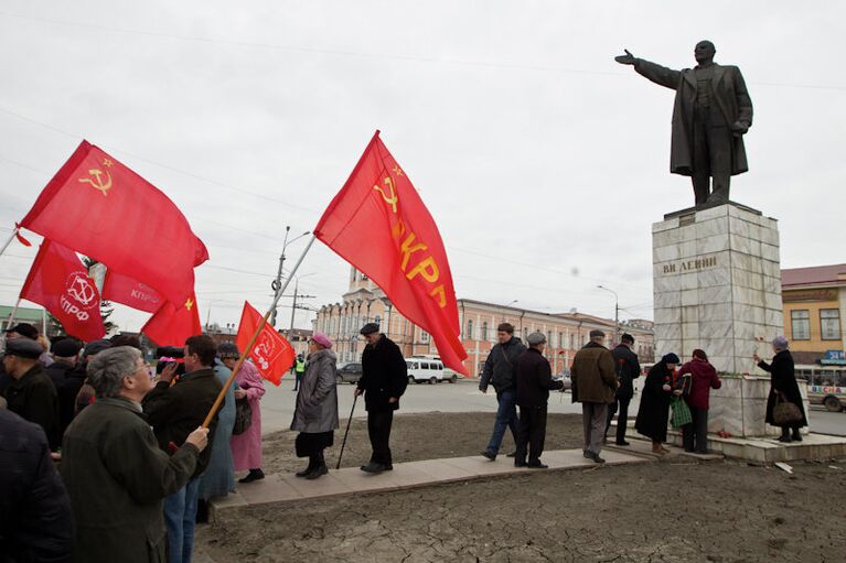 Томские коммунисты отметили день рождения Ленина