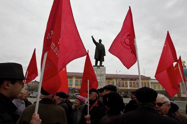 Томские коммунисты отметили день рождения Ленина